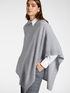 Asymmetrical wool cape image number 0
