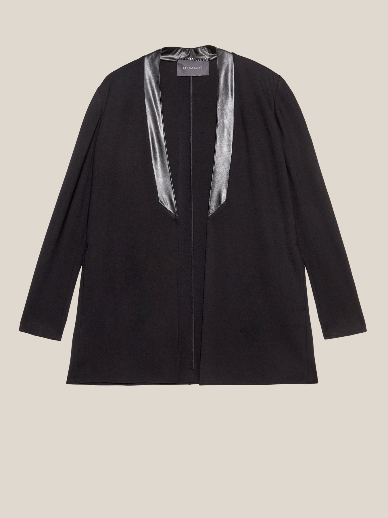 Flowy Milano-stitch jacket image number 4