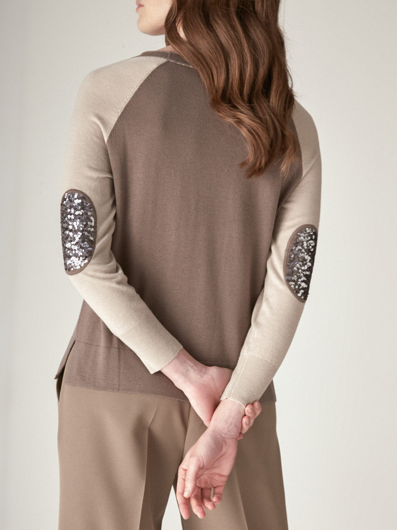 TWO-TONE SWEATER image number 3