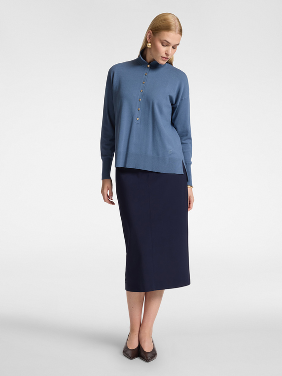 Pencil skirt in Milano stitch