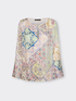 Blouse with bandana print image number 4