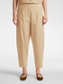 Stretch cotton balloon trousers image number 2
