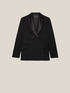 Blazer jacket with satin lapels image number 4