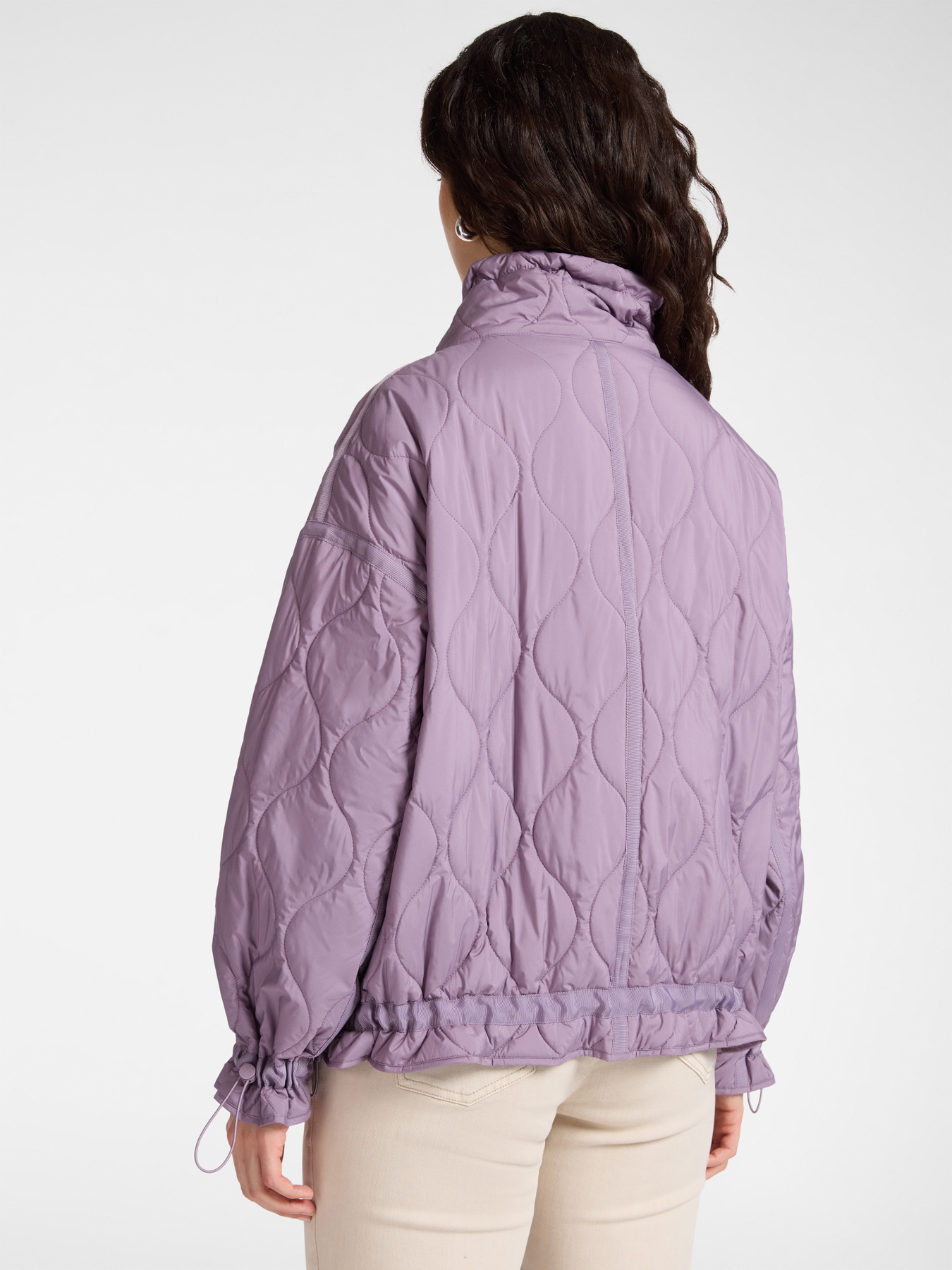 Lightweight quilted nylon down jacket image number 1