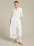 Linen dress with embroidery image number 4
