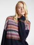 Sweater with fair isle designs image number 3