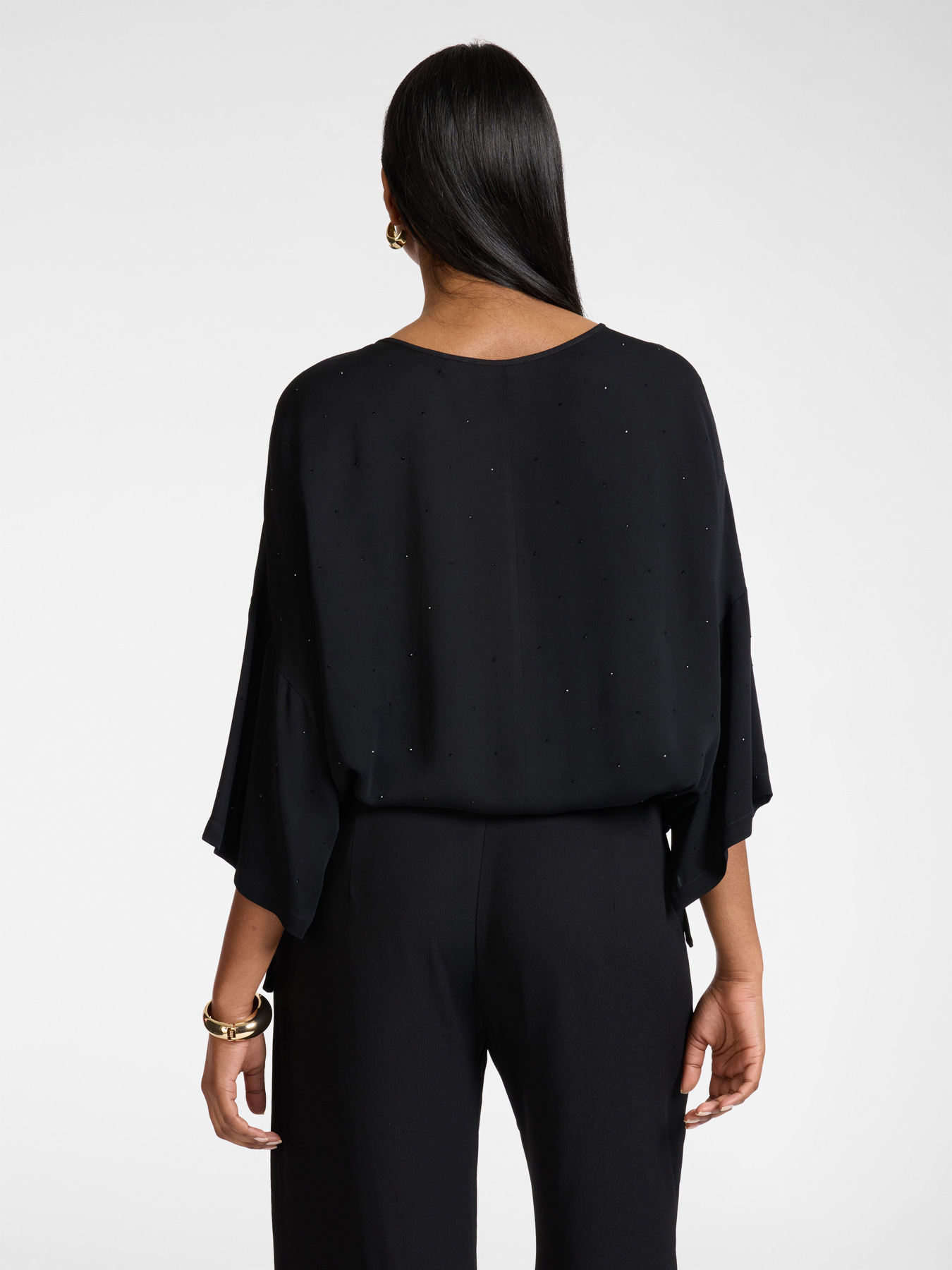 Blouse en marocain avec applications image number 1