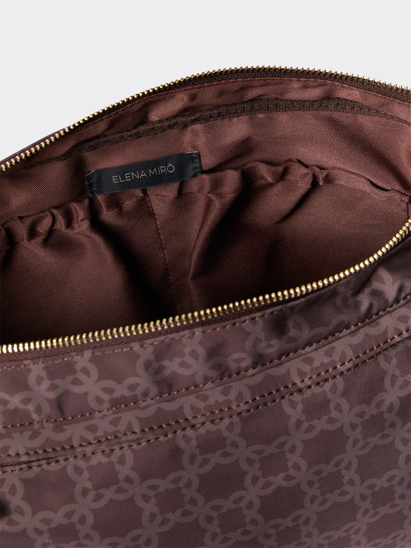 Printed Monogram half-moon shoulder bag image number 8