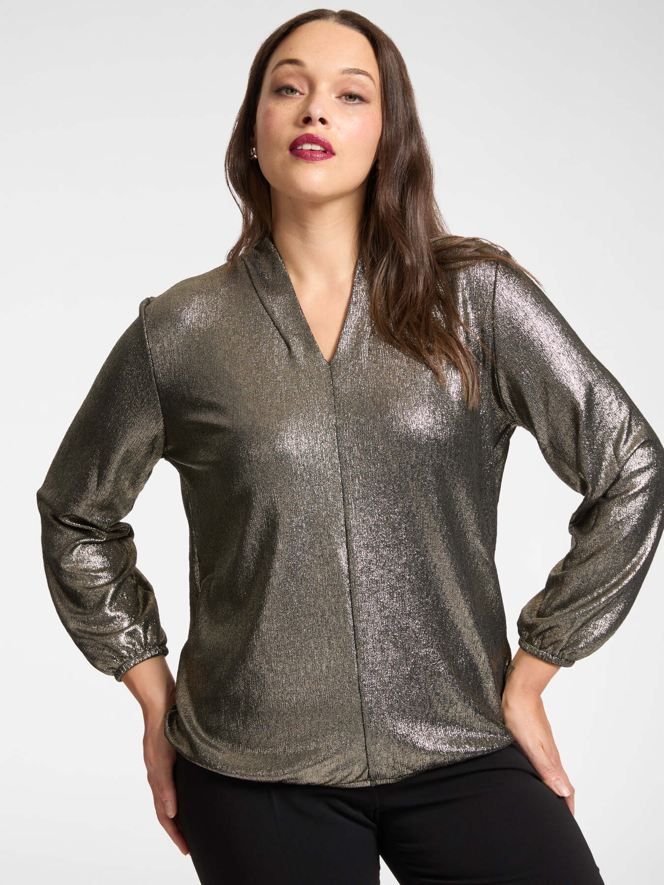 Lurex-Jersey-T-Shirt image number 0