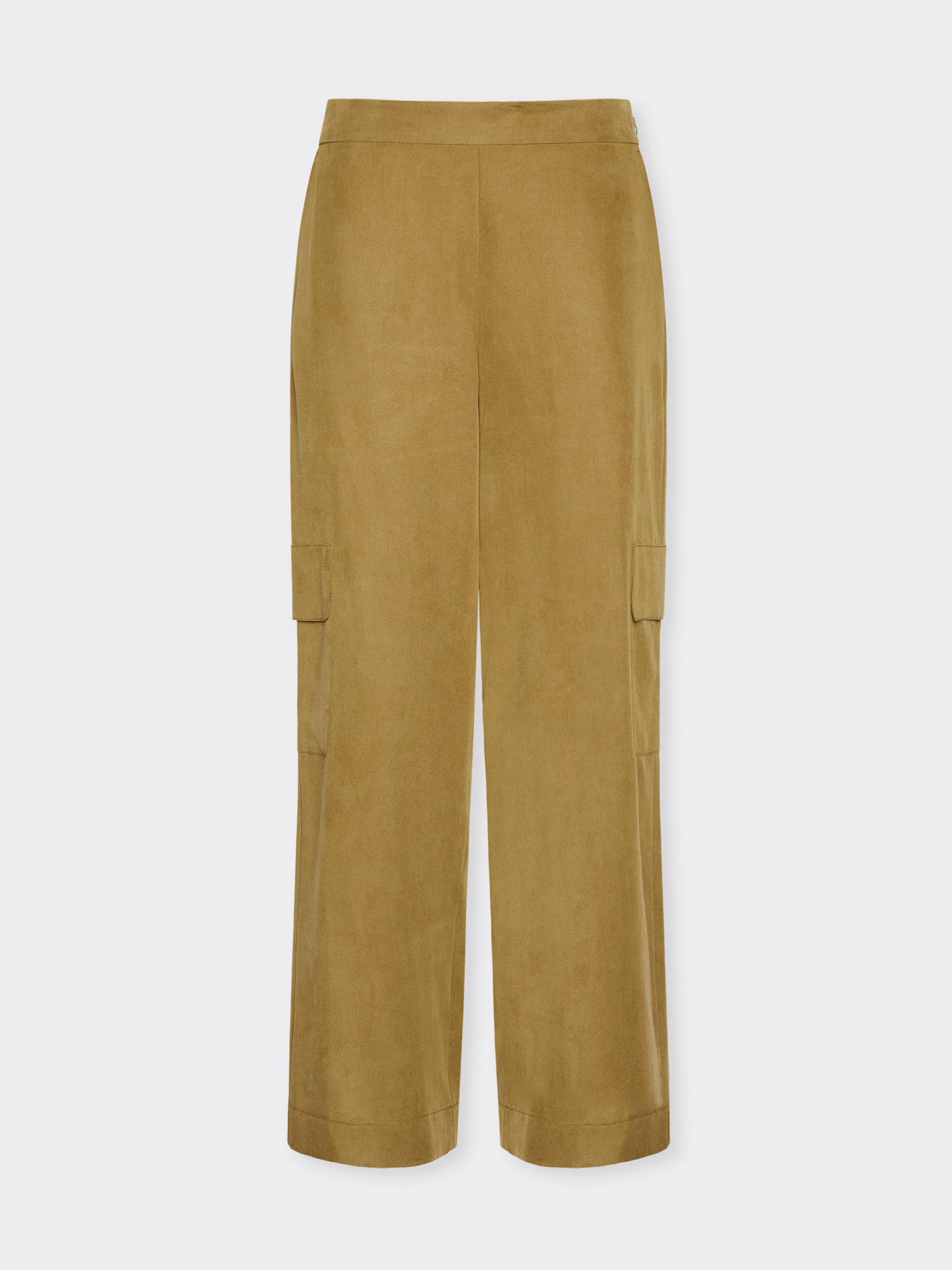 Fluid lyocell blend cargo pants image number 4