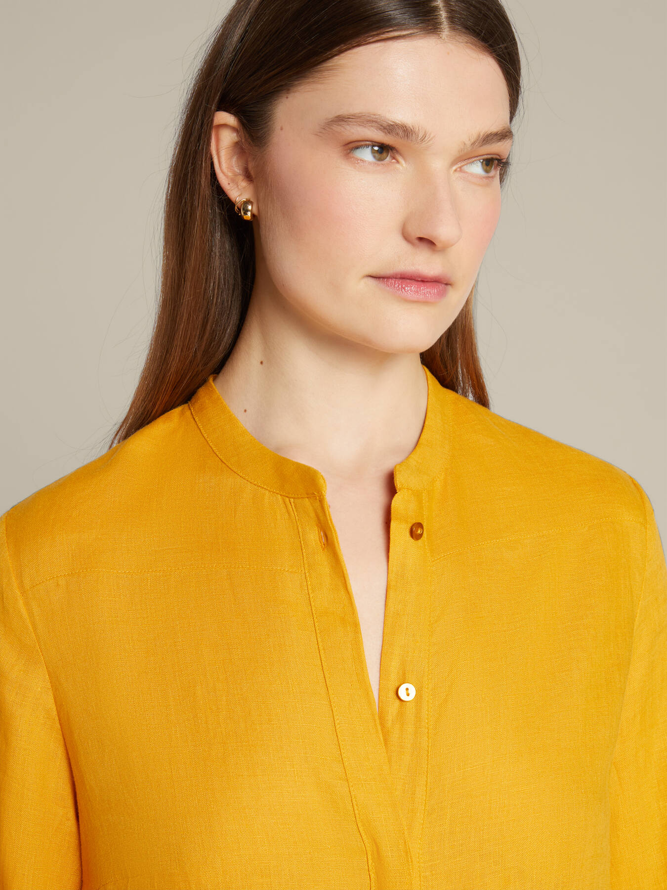 Chemise choquante en lin pur image number 3