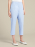 Capri trousers in stretch cotton image number 2