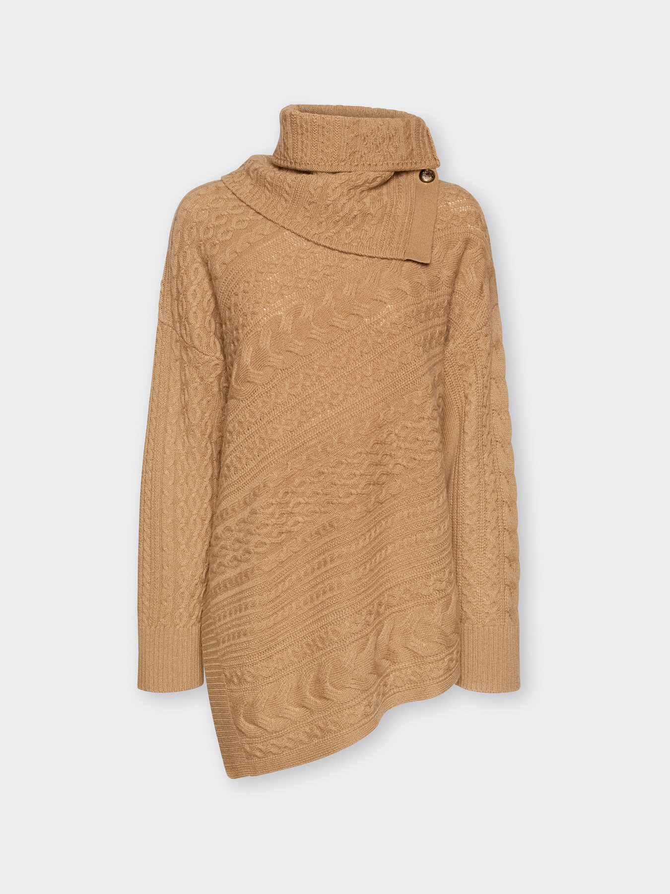 Pure wool cable knit sweater image number 4
