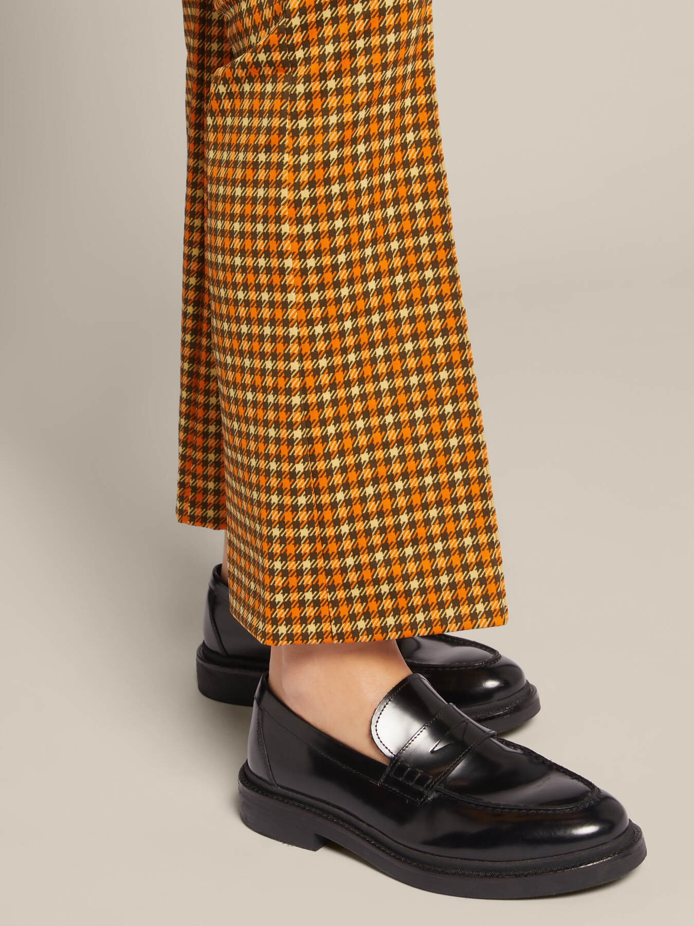 Pantalon en jacquard stretch image number 3