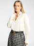 Camisa em cetim stretch image number 0
