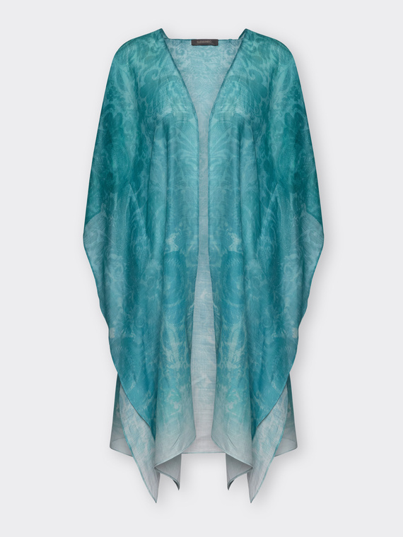 Long printed cover-up