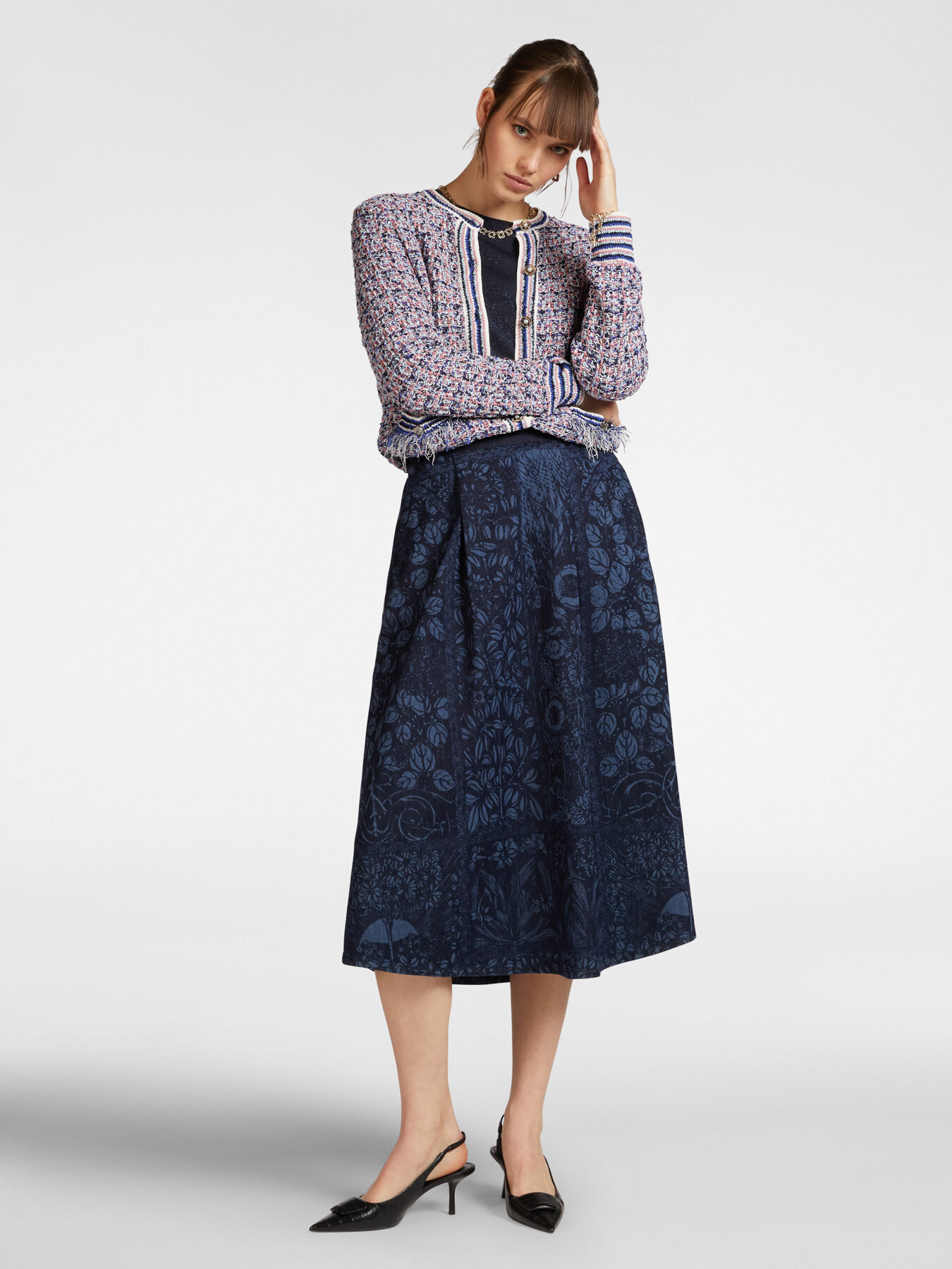 Giacca in maglia intrecciata image number 0