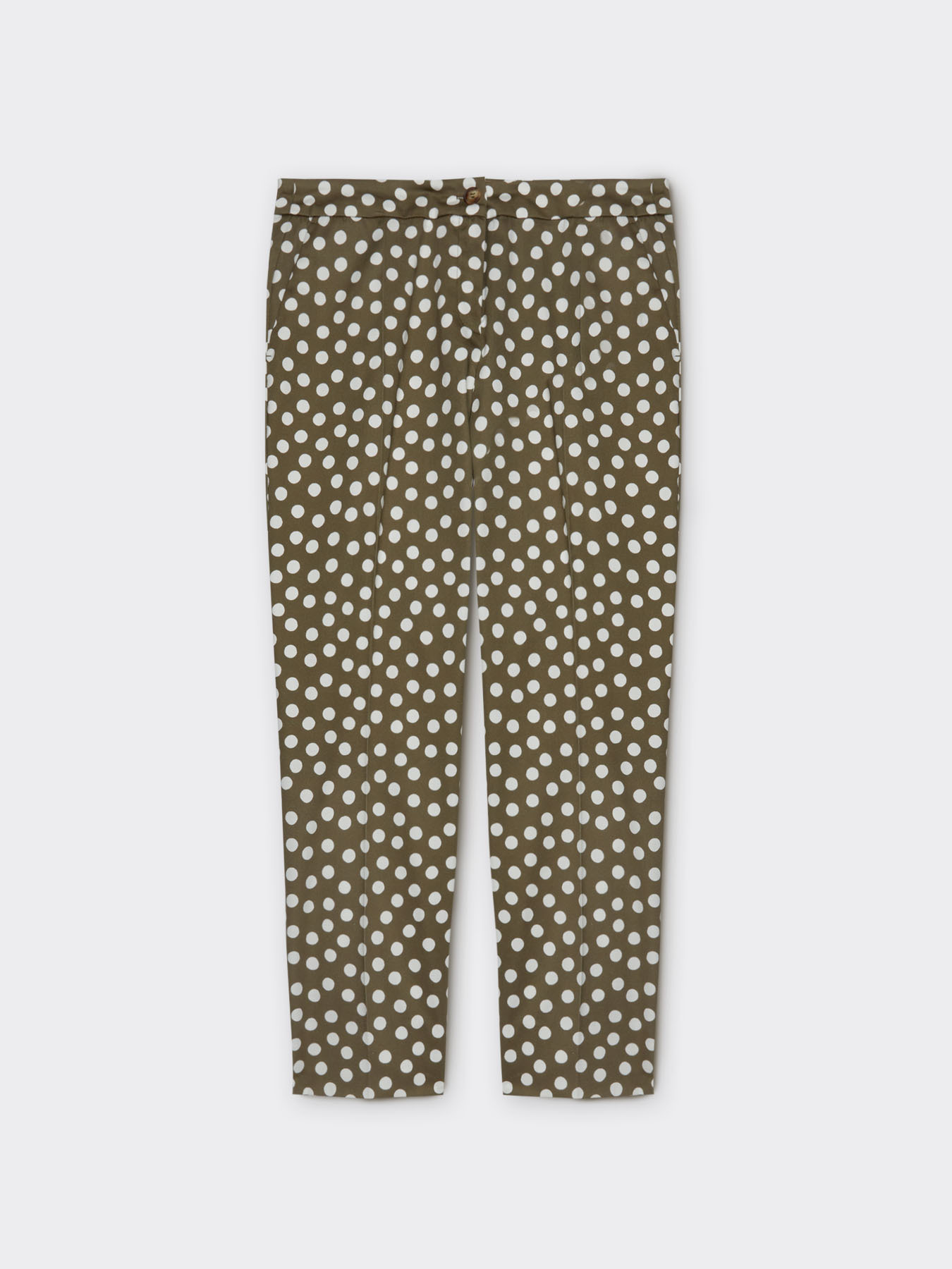 Pantalones de raso estampado image number 0