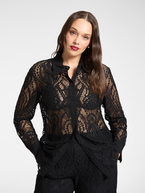 Camicia in pizzo