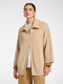 High neck cable knit wool cardigan image number 0
