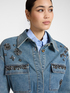 Denim jacket with appliqu&eacute;s image number 3