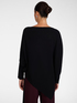 Kimono sweater with asymmetric hem image number 1