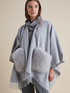 Wool and cashmere cape image number 3