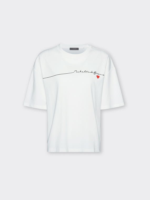 Camiseta de algod&oacute;n con estampado