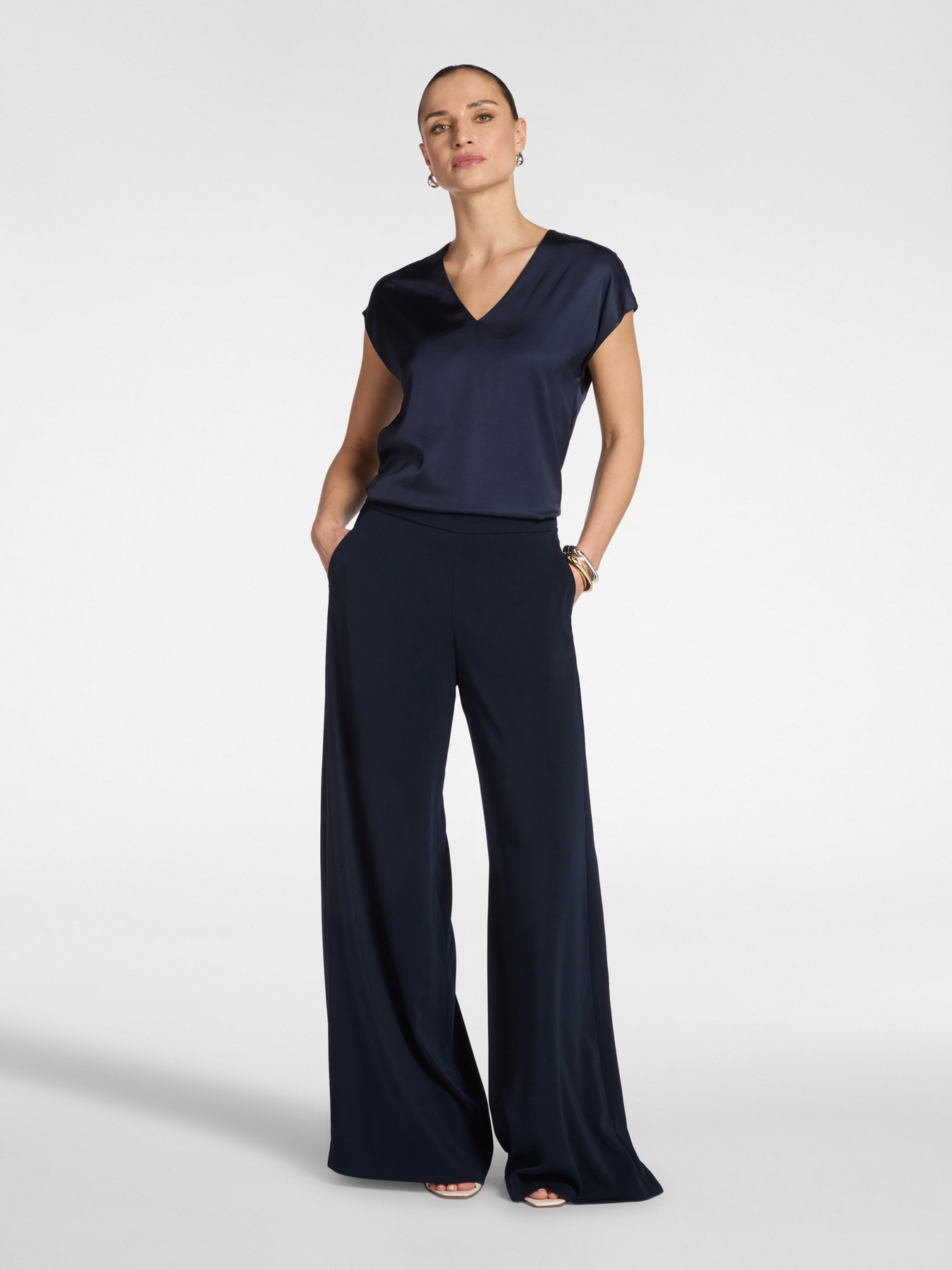 Palazzo pants in cady