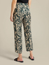 Printed ECOVERO™ viscose trousers image number 1