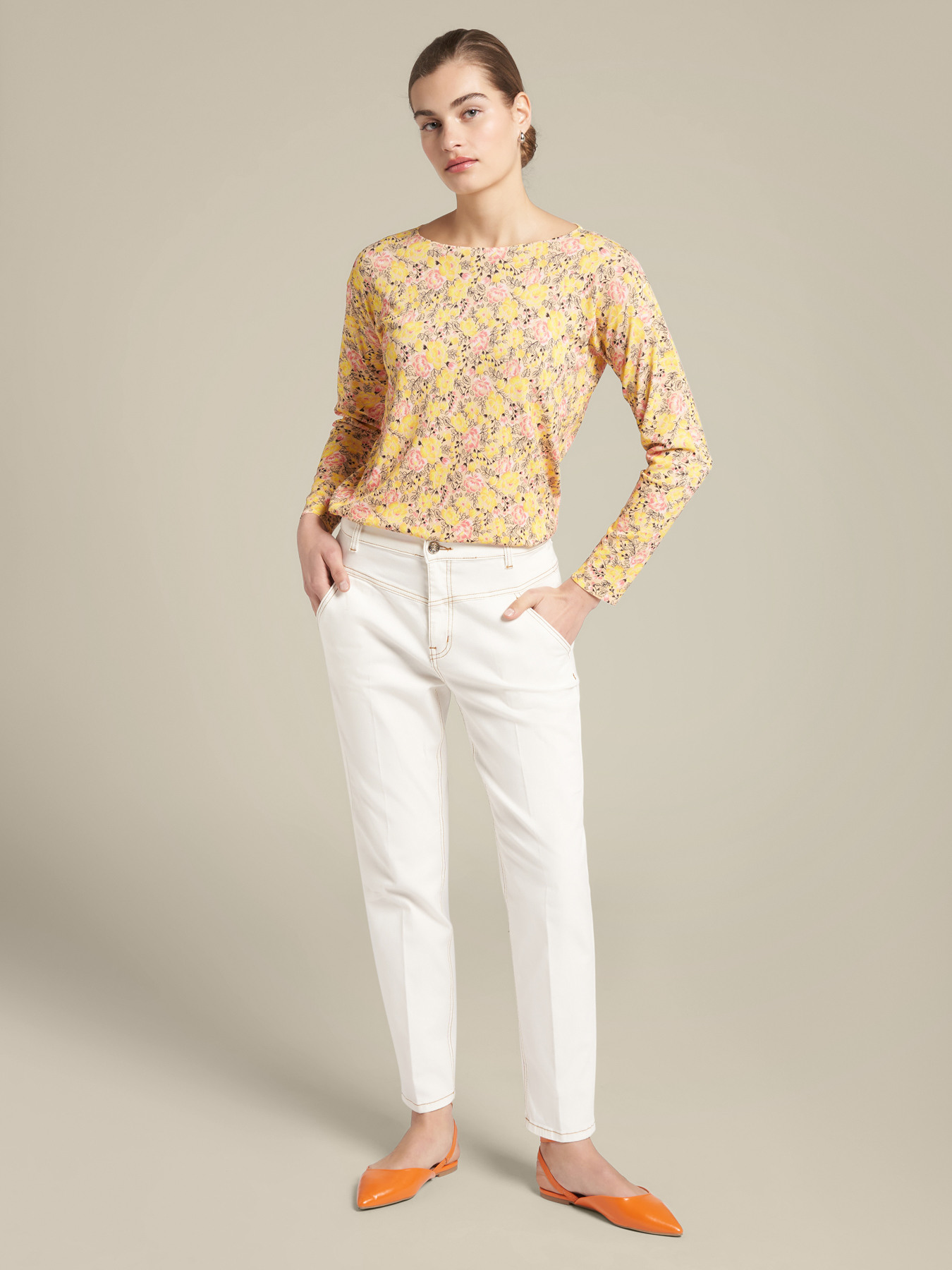 Pullover mit Blumenmuster image number 3