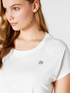 T-Shirt mit Blumenstickerei image number 2