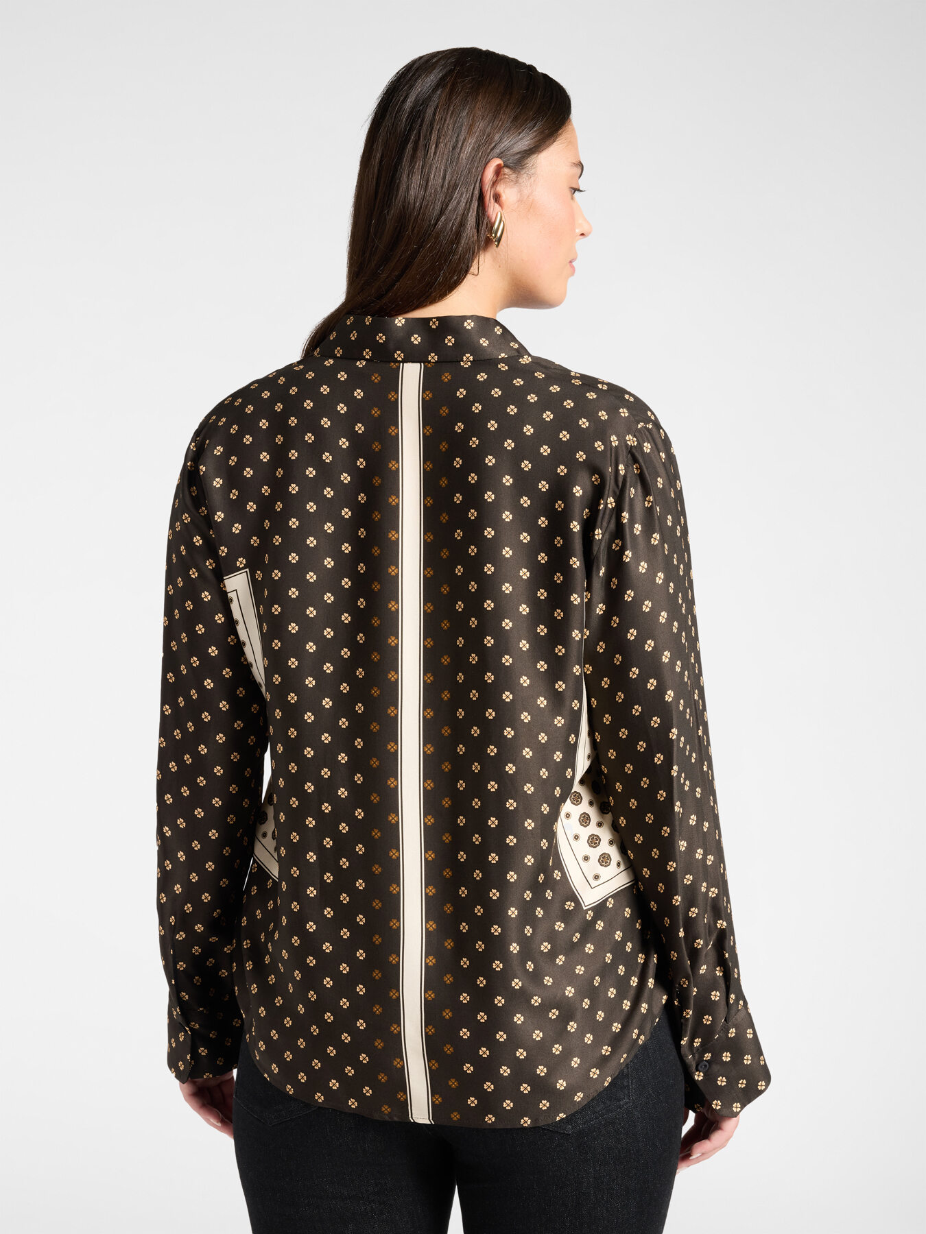 Bedrucktes Hemd aus Viskose-Twill image number 1