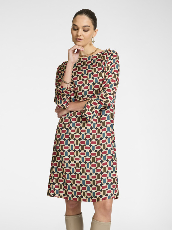 I live with geometric print