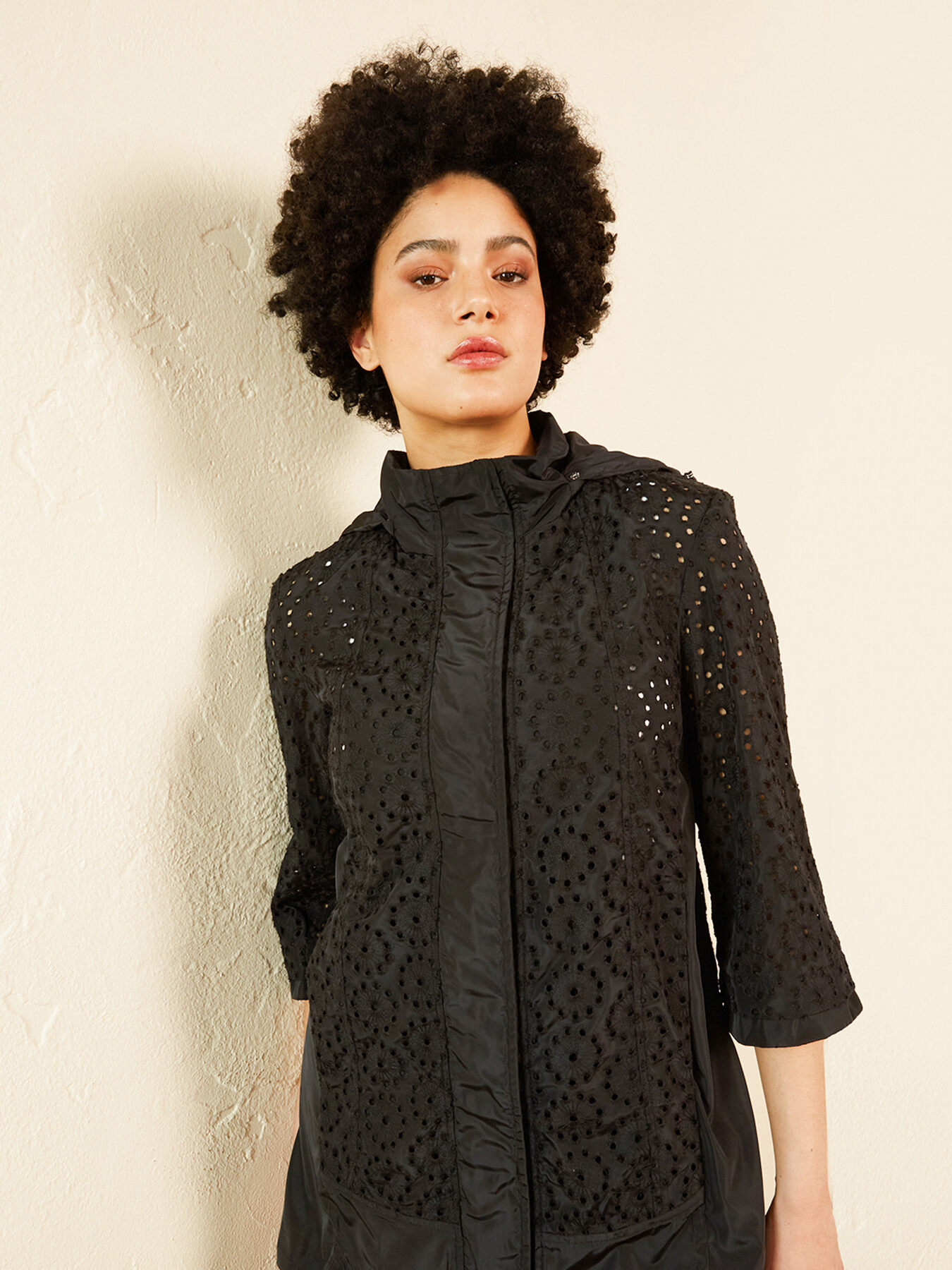 Giubbotto in sangallo tecnico image number 3