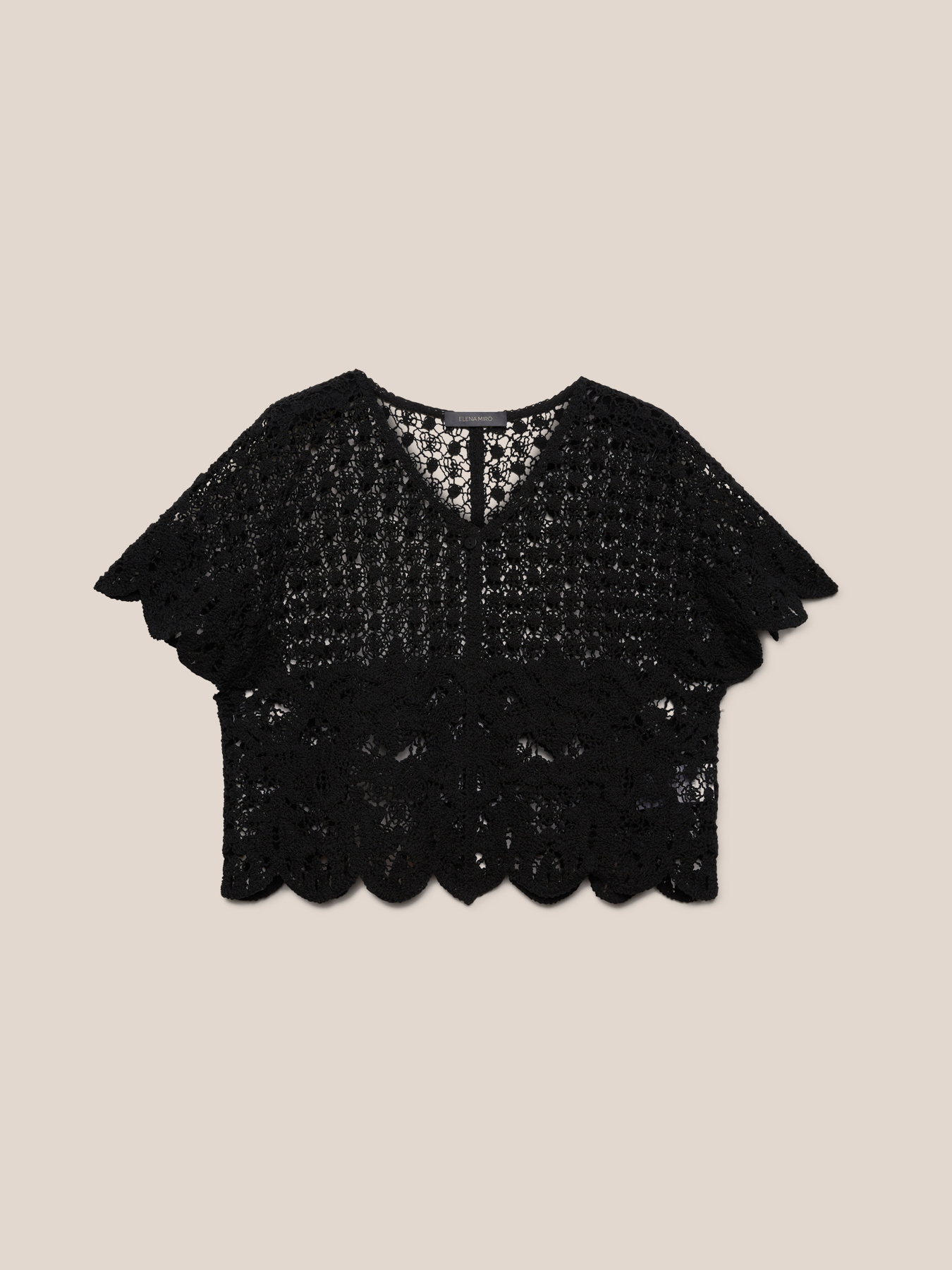 Kurzer H&auml;kel-Cardigan image number 4