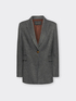 Blazer jacquard ray&eacute; image number 4