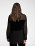 Georgette and velvet shirt image number 1