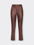 Pantaloni slim in tessuto spalmato image number 4