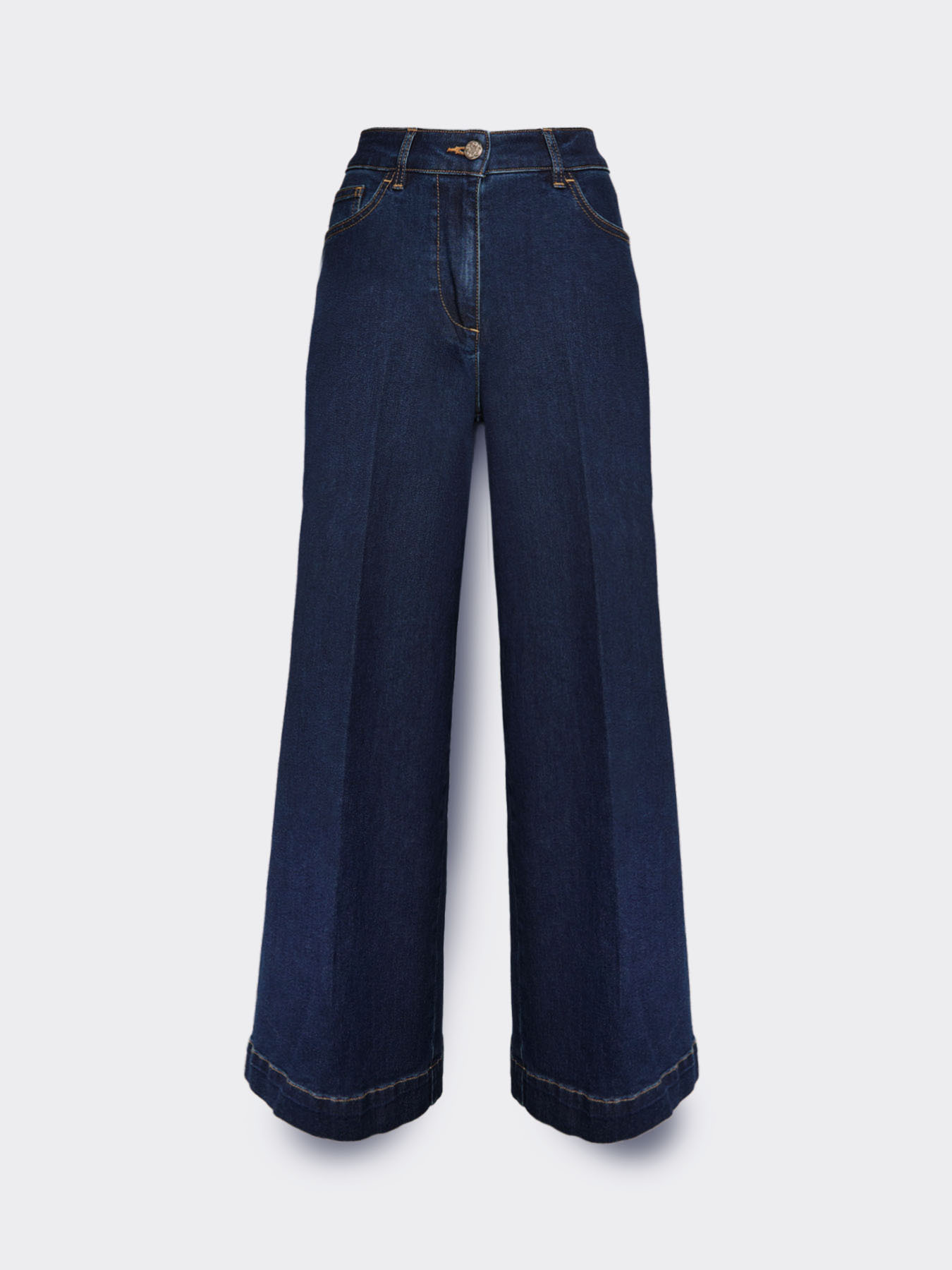Cropped wide leg jeans,  "Wanda" image number 4