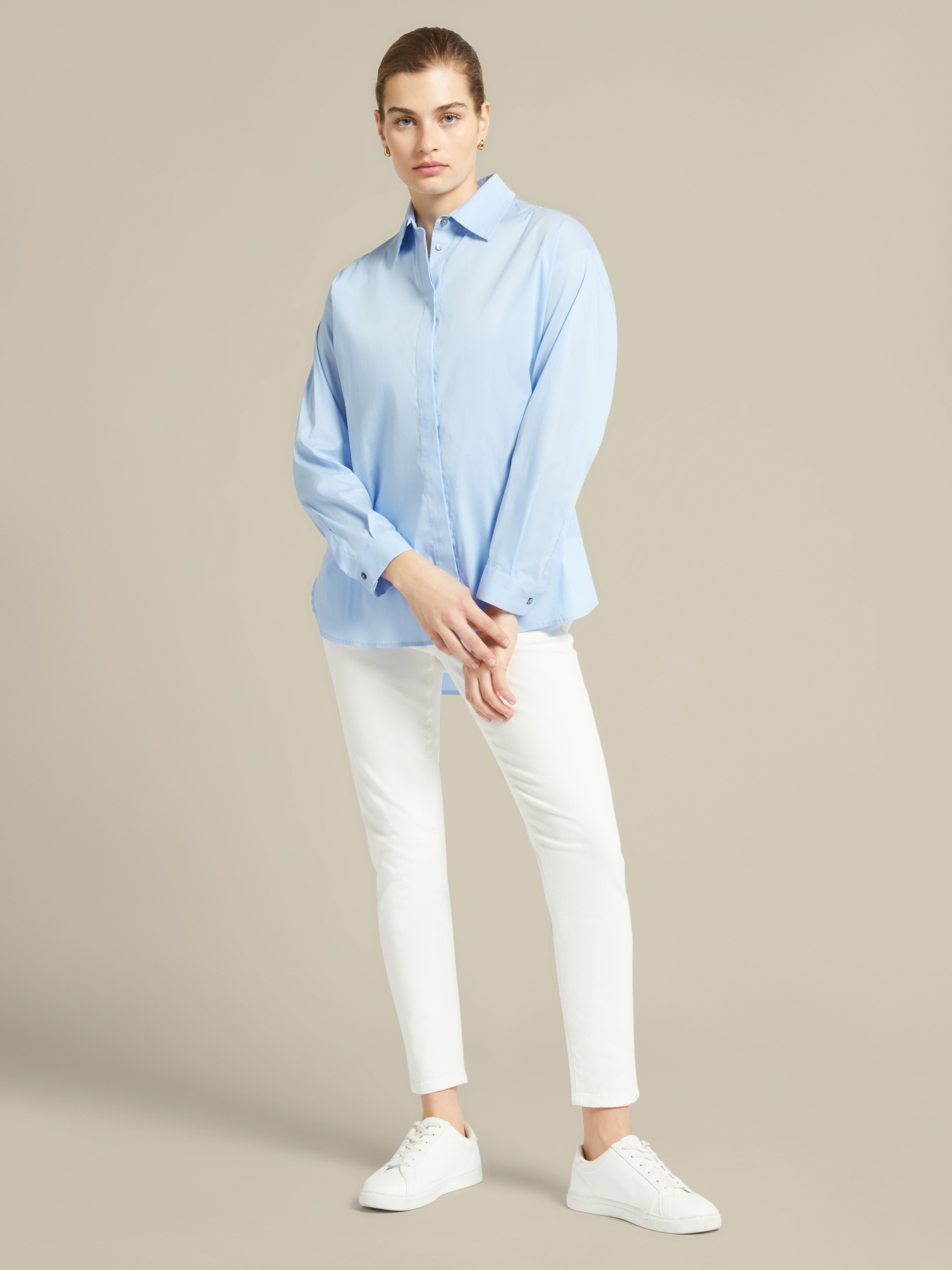 Jegging en drill stretch image number 0