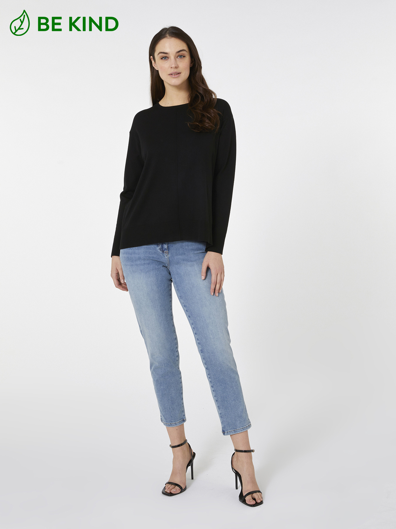 Su&eacute;ter b&aacute;sico de viscosa confort ECOVERO&trade; image number 0