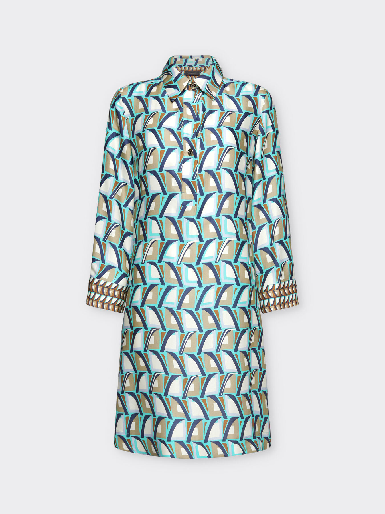 Robe chemisier imprim&eacute;e image number 4