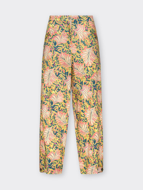 Printed trousers