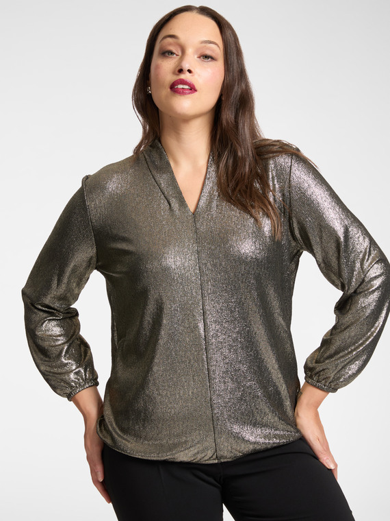 T-shirt in jersey lurex