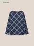 Blusa in raso stampato Ecovero&trade; image number 4