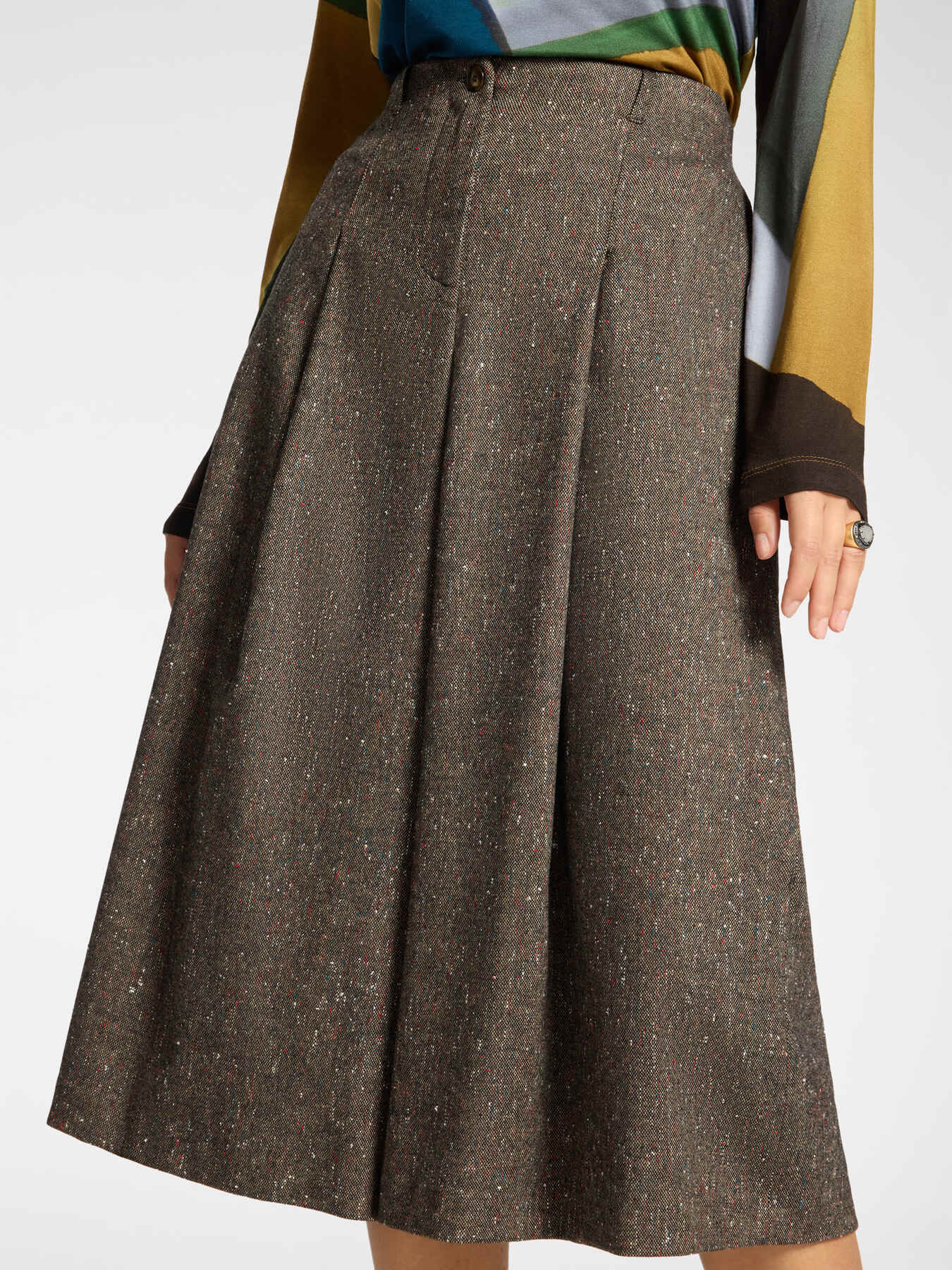 Pantaloni palazzo cropped image number 3