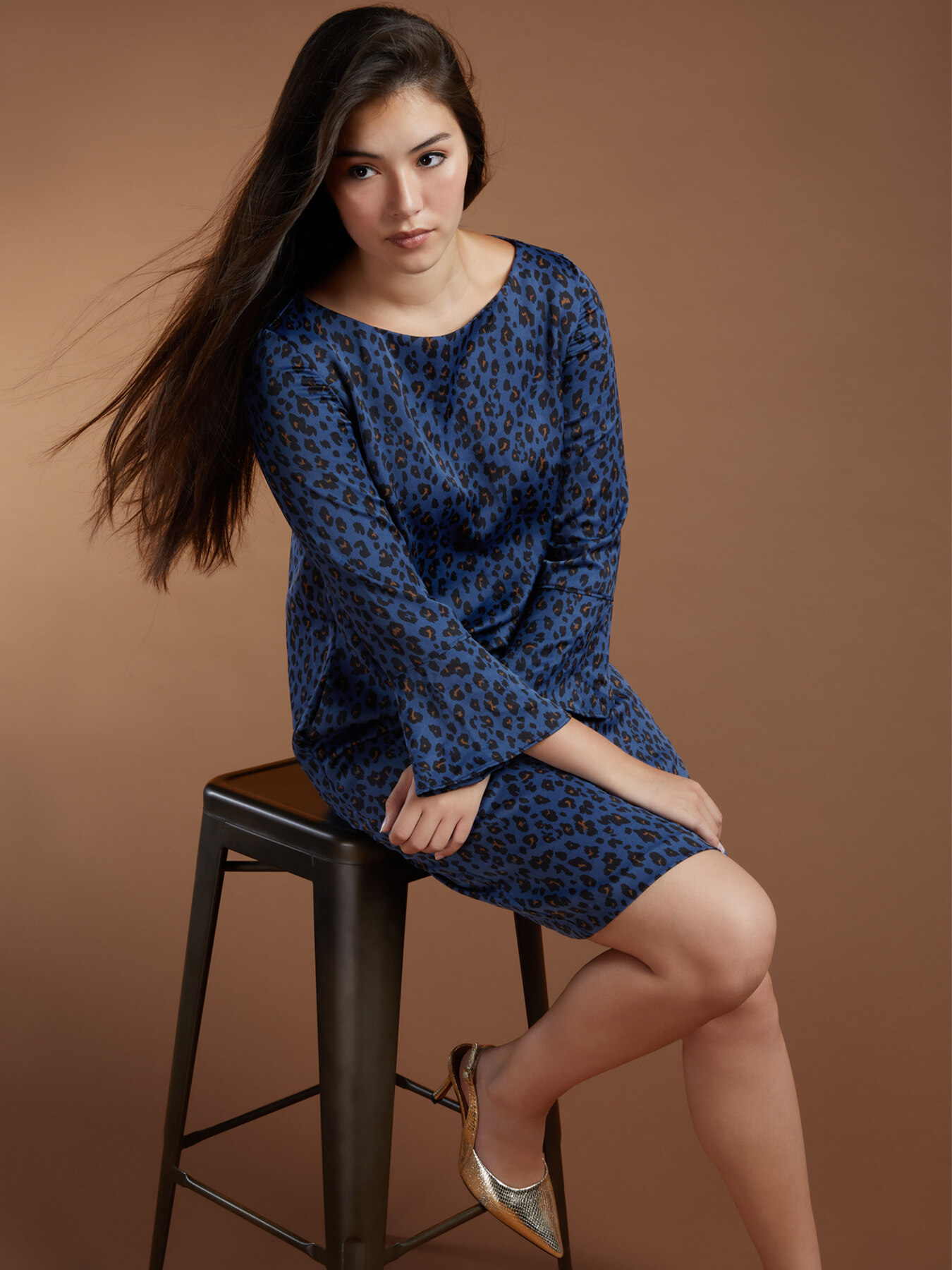 Kleid mit Animalier-Print image number 0