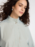 Blusa boxy rigata image number 3