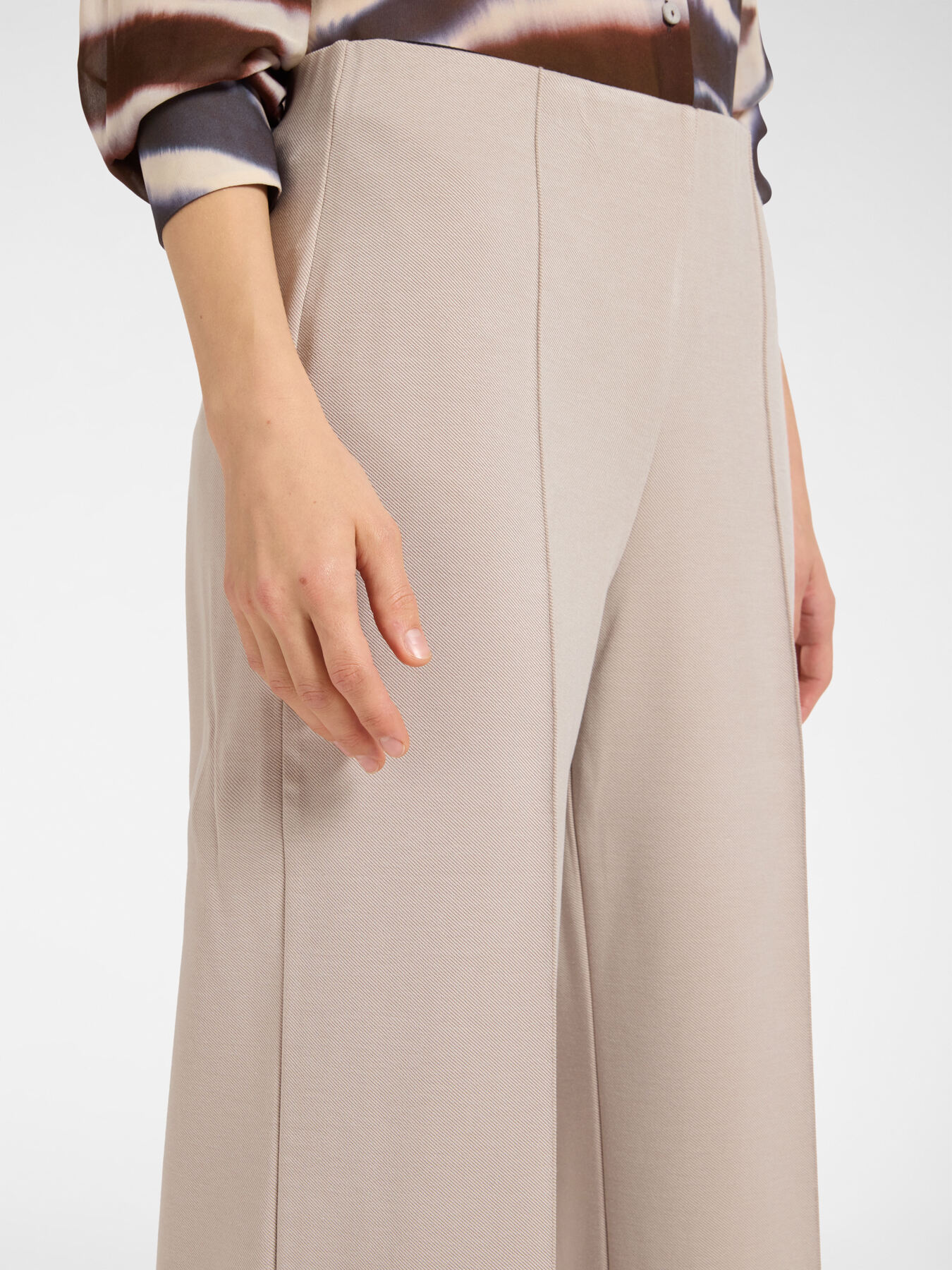 Jersey pull-on trousers image number 3